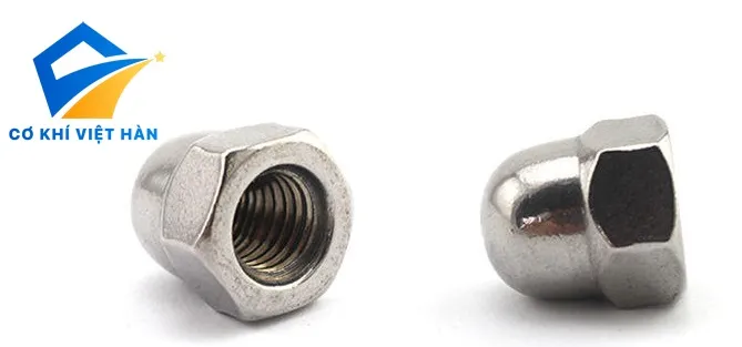 Đai ốc mũ (tán bầu) inox DIN 1587