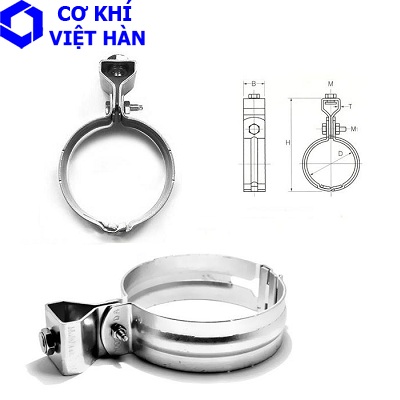 Đai treo ống inox 304