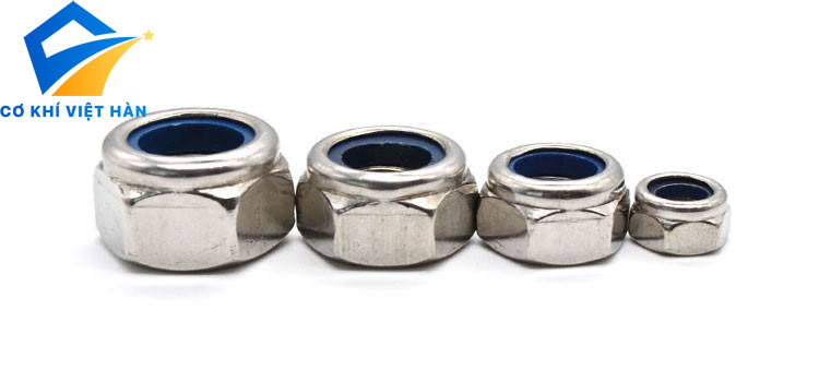 Đai ốc chống trôi inox / Ê cu khóa inox