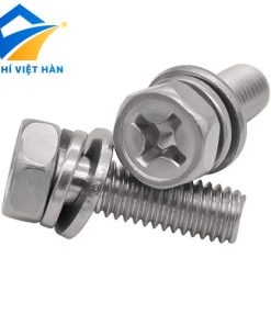 VÍT PAKE LIỀN LONG ĐEN KÉP INOX GB9074.13