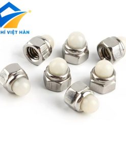 Ê cu inox mũ nhựa