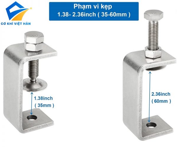 GIỚI THIỆU SẢN PHẨM KẸP CHỮ C INOX