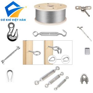 TĂNG ĐƠ - MA NÍ - XÍCH - KHÓA CÁP INOX