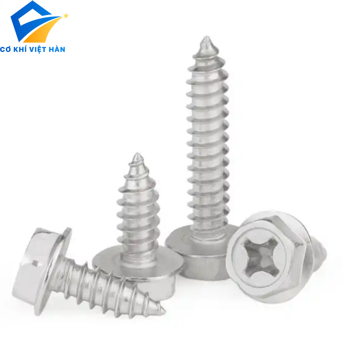 Vít gỗ inox đầu lục giác