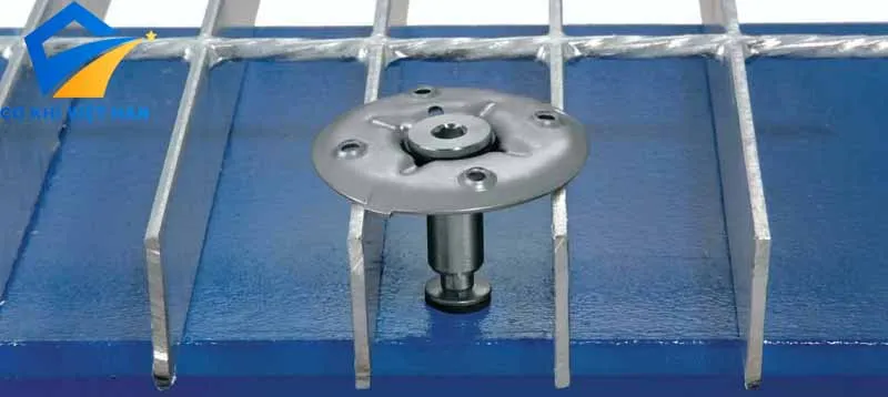 Đinh tán kết hợp với đĩa lắp sàn grating