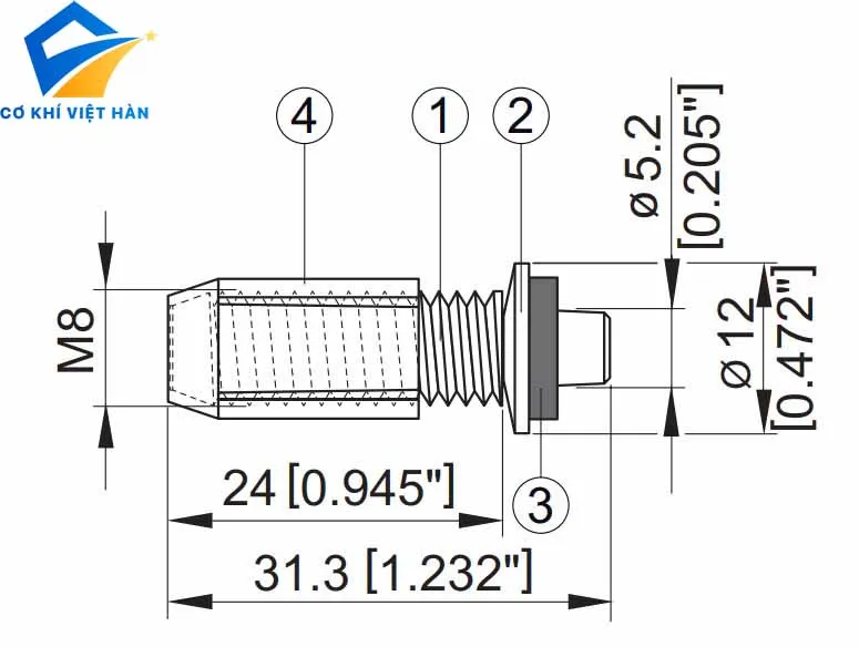 Thông số kỹ thuật đinh tán