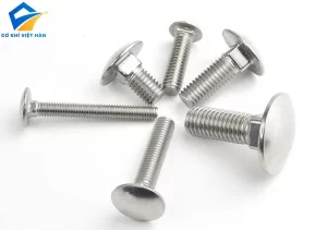 Bu lông inox đầu tròn cổ vuông