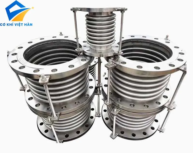 Khớp Mềm Inox Có 4 Tai Áp Lực