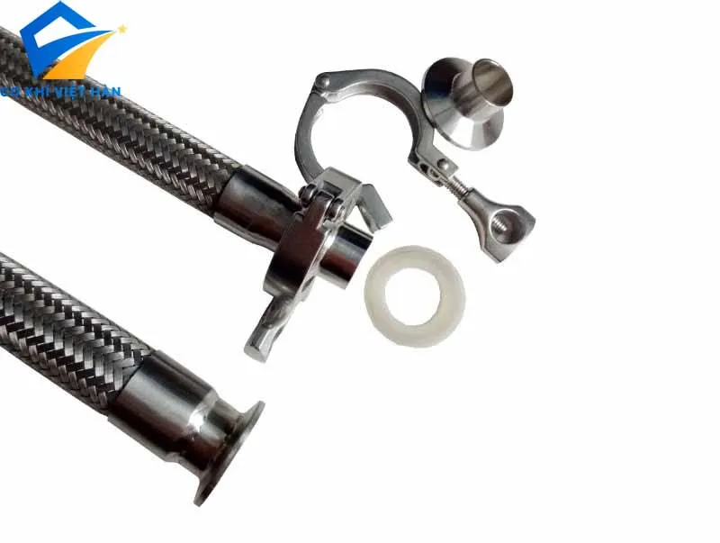 Khớp Nối Mềm Inox Nối Clamp
