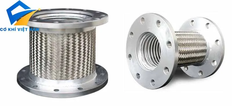 Khớp Nối Mềm Mặt Bích Inox