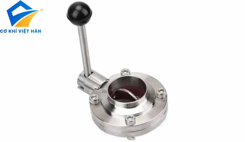 Van Bướm Hàn Vi Sinh Tay Rút Inox