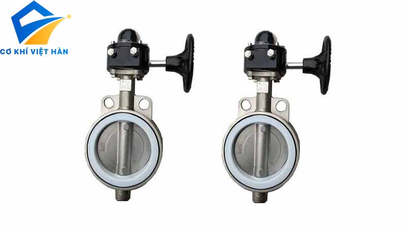 Van Bướm Inox Tay Quay (Gearbox Butterfly Valve)