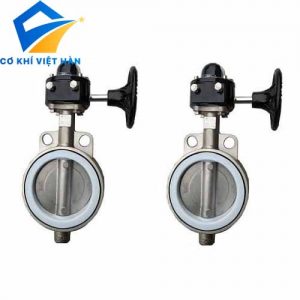 Van Bướm Inox Tay Quay (Gearbox Butterfly Valve)
