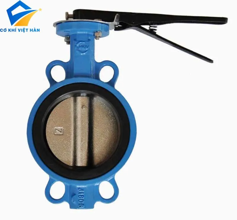 Van Bướm Tay Gạt Thân Gang Cánh Inox
