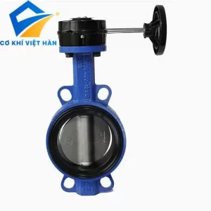 Van Bướm Thân Gang Cánh Inox Tay Quay