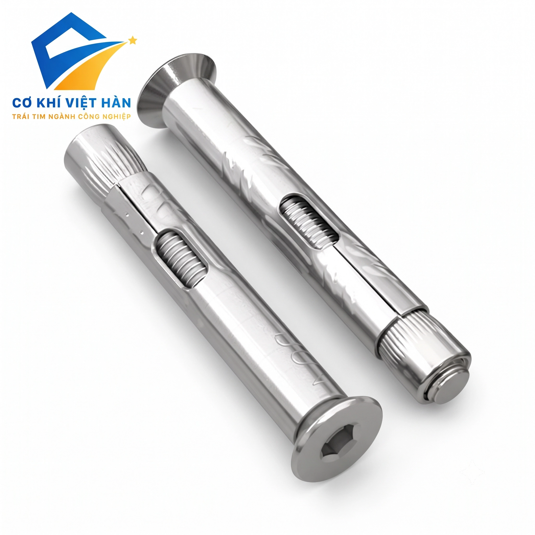 Vít nở inox đầu chìm