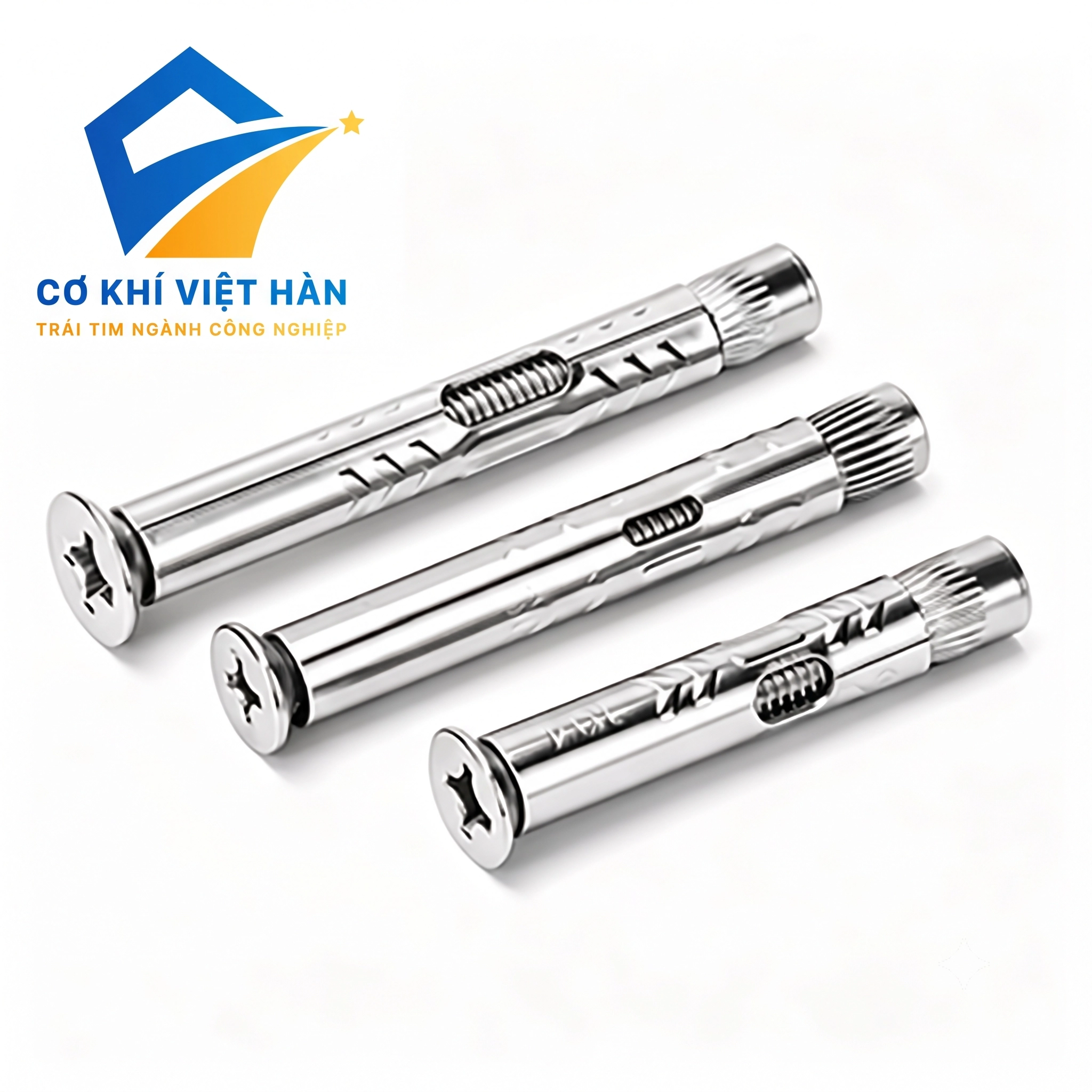 Vít nở inox đầu chìm